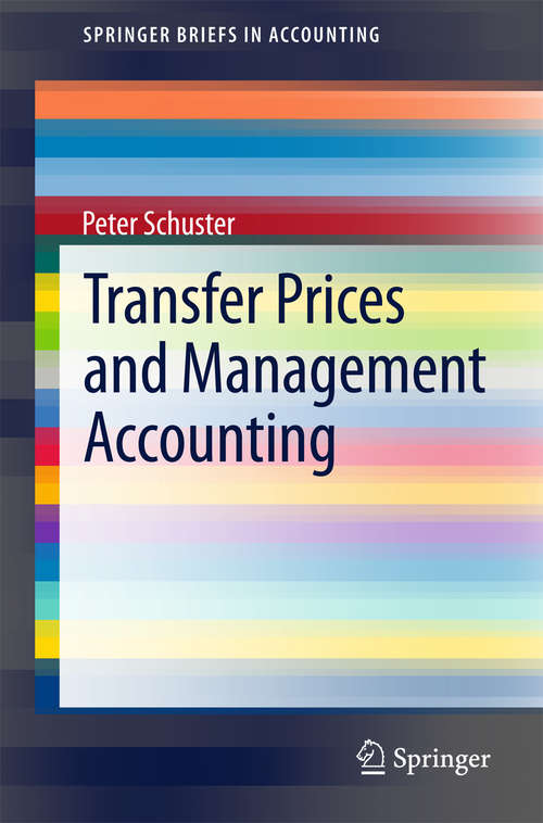 Book cover of Transfer Prices and Management Accounting