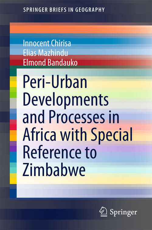 Book cover of Peri-Urban Developments and Processes in Africa with Special Reference to Zimbabwe
