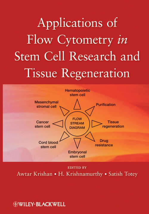 Book cover of Applications of Flow Cytometry in Stem Cell Research and Tissue Regeneration