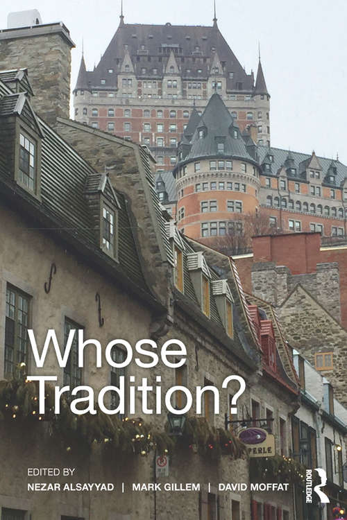 Book cover of Whose Tradition?: Discourses on the Built Environment