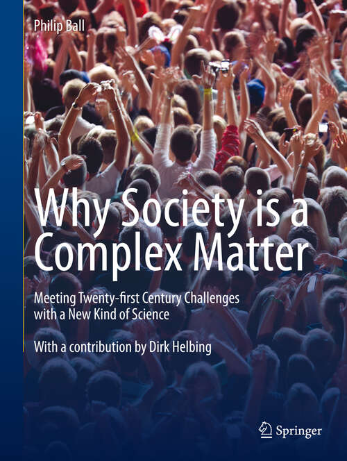 Book cover of Why Society is a Complex Matter