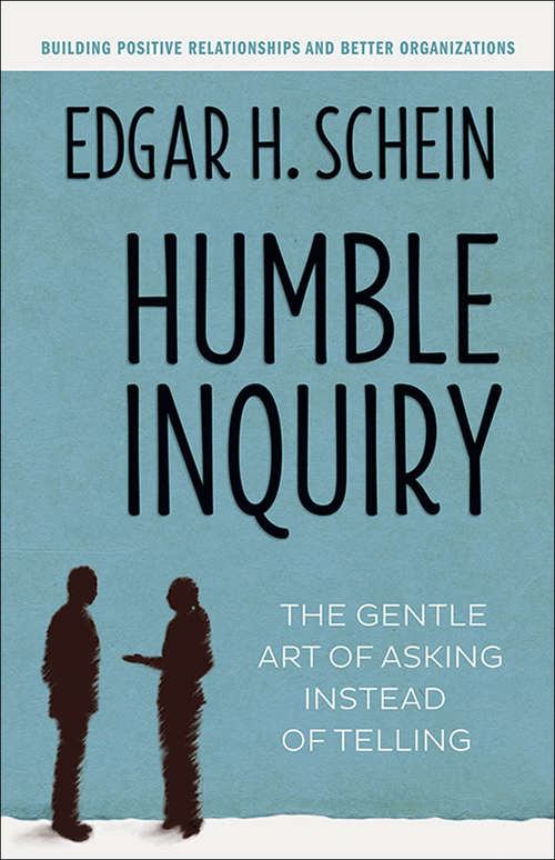 Book cover of Humble Inquiry