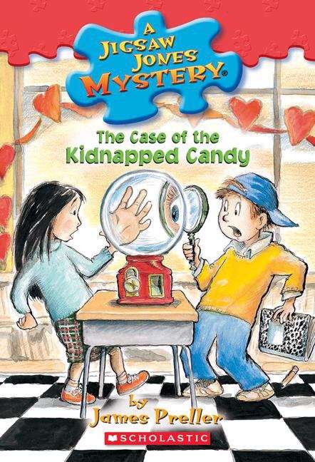 Book cover of The Case of the Kidnapped Candy (Jigsaw Jones Mystery #30)