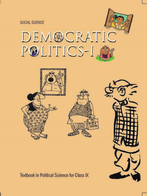 Book cover of Democratic Politics-1 class 9 - NCERT - 23 (Rationalised 2023-2024) (Political Science)