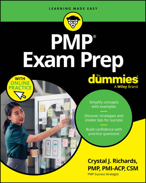 Book cover of PMP Exam Prep For Dummies