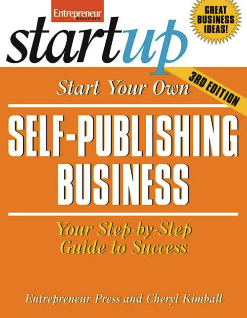 Book cover of Start Your Own Self Publishing Business