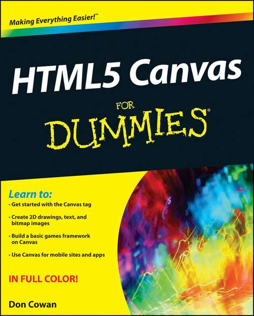 Book cover of HTML5 Canvas For Dummies