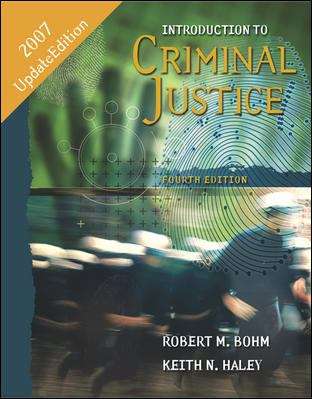 Book cover of Introduction to Criminal Justice (4th Edition Update)