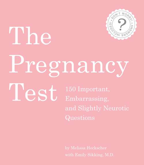 Book cover of The Pregnancy Test