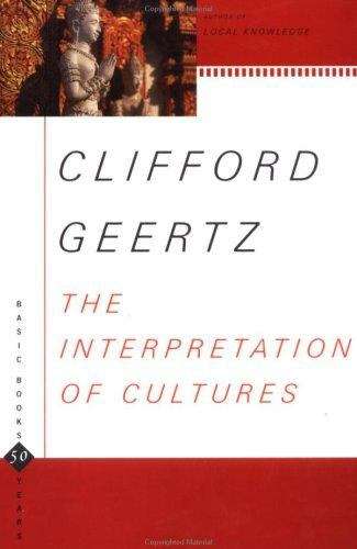 Book cover of The Interpretation of Cultures: Selected Essays