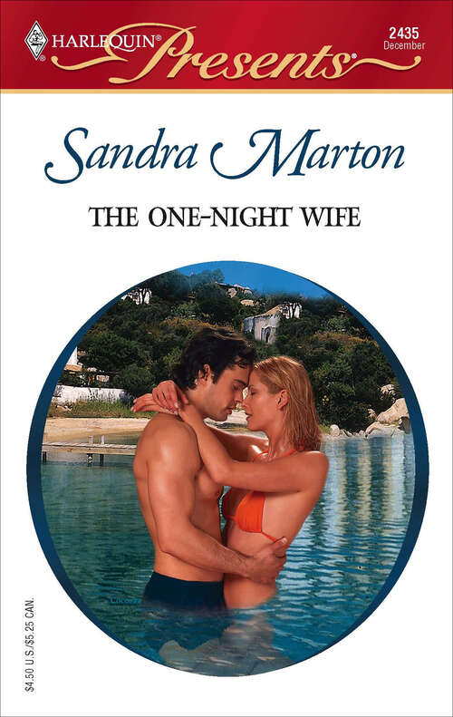 Book cover of The One-Night Wife (The O'Connells #6)