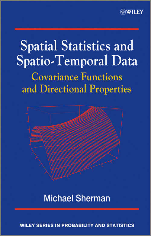 Book cover of Spatial Statistics and Spatio-Temporal Data
