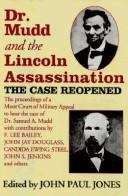 Book cover of Dr. Mudd and the Lincoln Assassination: The Case Reopened