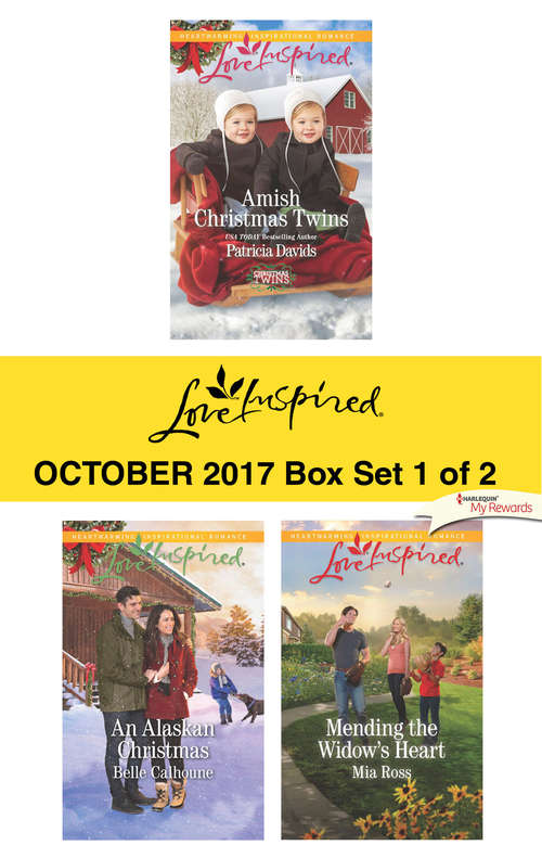 Book cover of Harlequin Love Inspired October 2017 - Box Set 1 of 2: Amish Christmas Twins\An Alaskan Christmas\Mending the Widow's Heart