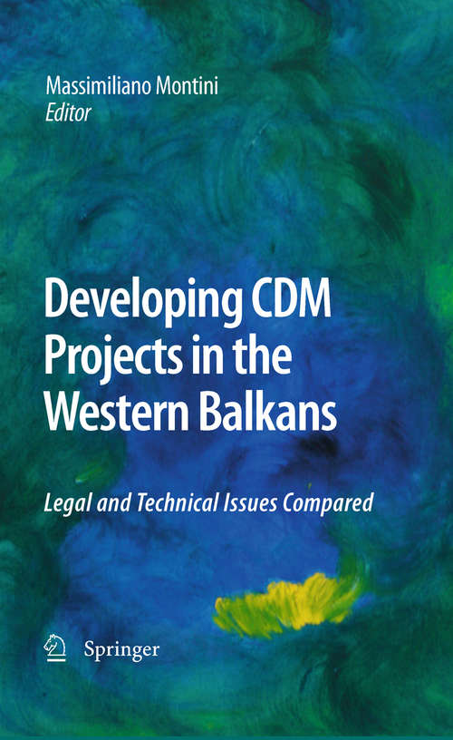 Book cover of Developing CDM Projects in the Western Balkans