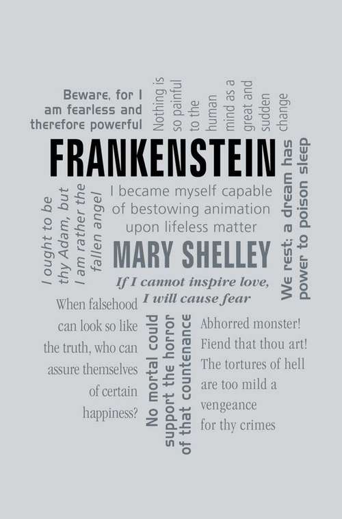 Frankenstein: Or The Modern Prometheus (Wordsworth Classics)