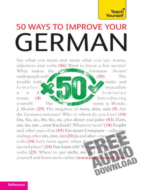 Book cover of 50 Ways to Improve Your German: Teach Yourself
