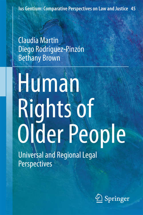 Book cover of Human Rights of Older People