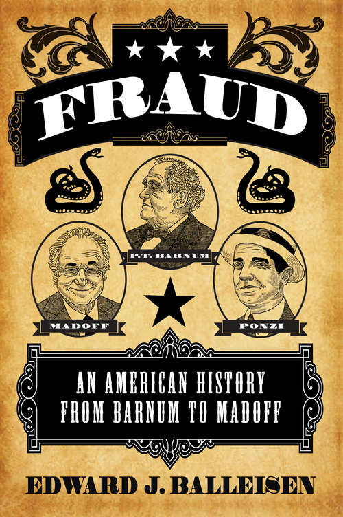 Book cover of Fraud: An American History from Barnum to Madoff