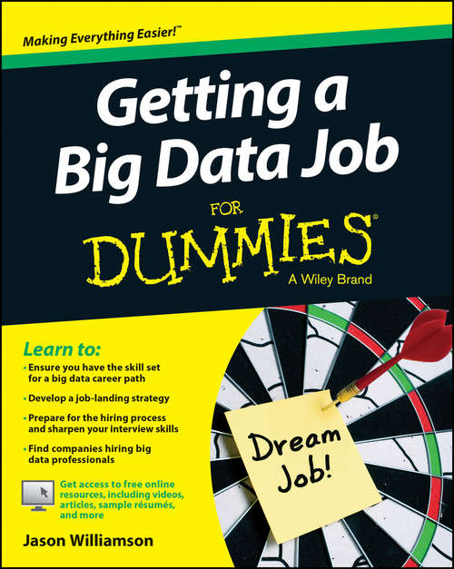 Book cover of Getting a Big Data Job For Dummies