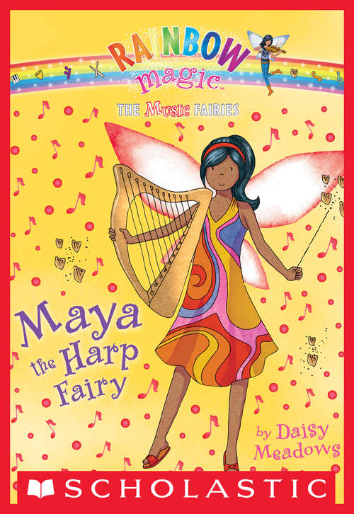 Book cover of Music Fairies #5: Maya the Harp Fairy