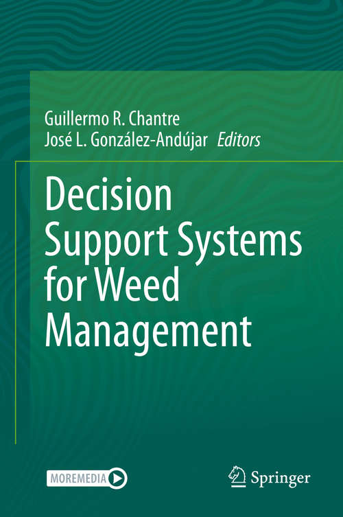 Book cover of Decision Support Systems for Weed Management (1st ed. 2020)