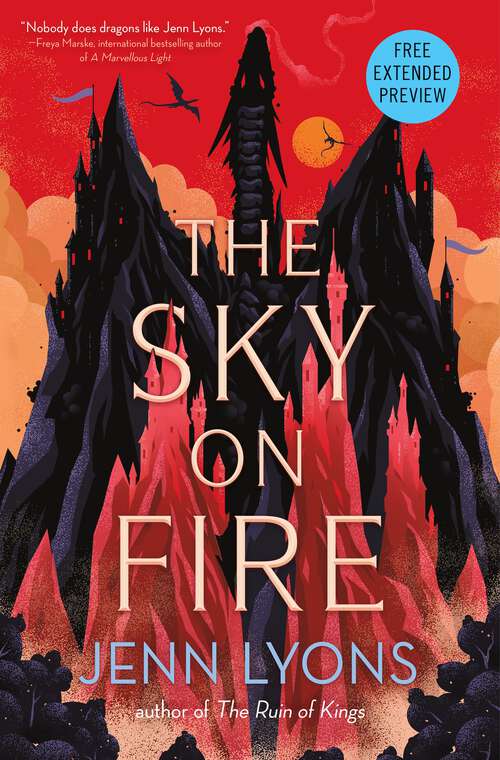 Book cover of Sneak Peek for The Sky on Fire
