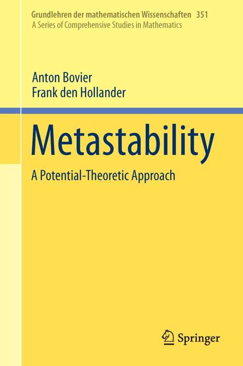 Book cover of Metastability