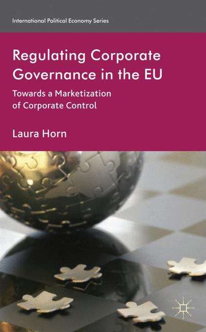 Book cover of Regulating Corporate Governance in the EU