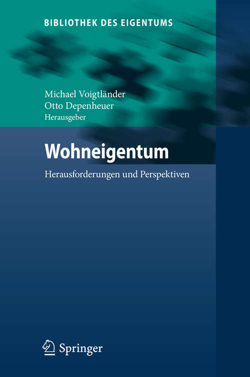 Book cover of Wohneigentum