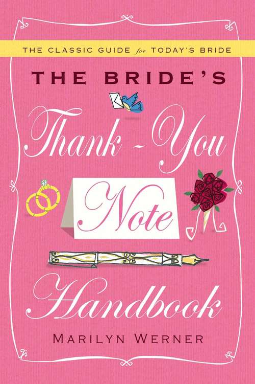 Book cover of The Bride's Thank-You Note Handbook