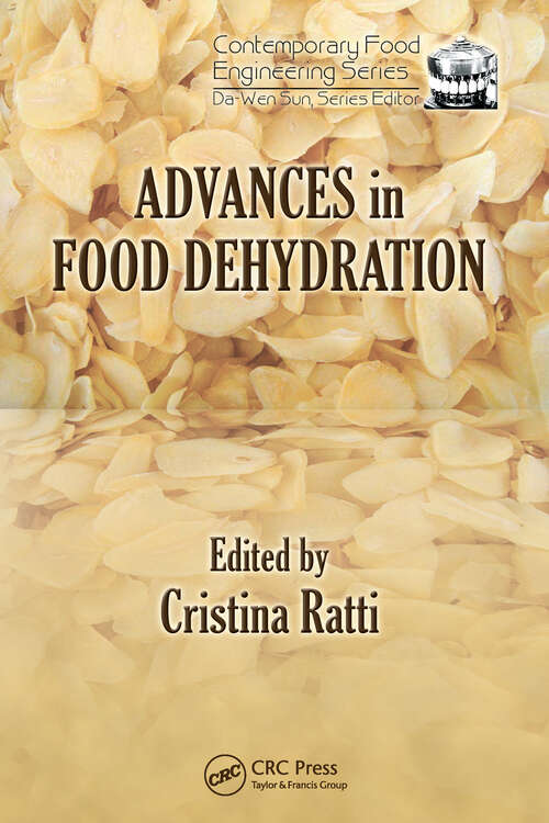 Book cover of Advances in Food Dehydration (1)