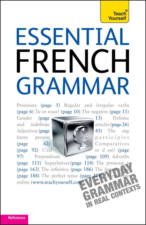 Book cover of Essential French Grammar: Teach Yourself