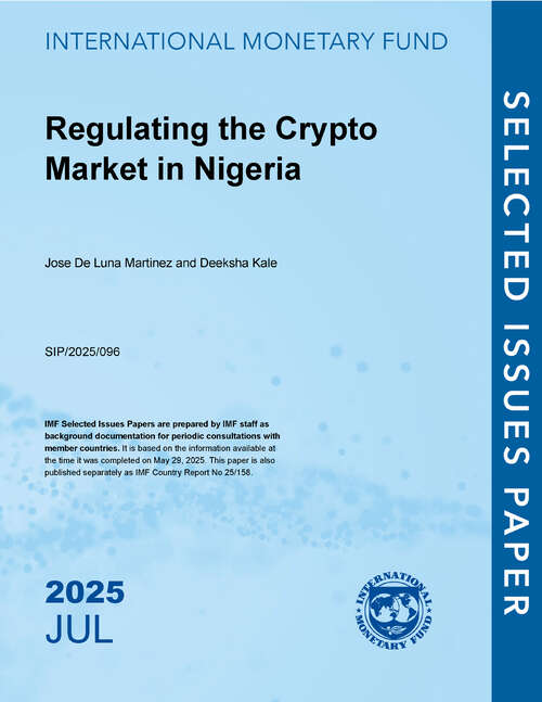Book cover of Regulating the Crypto Market in Nigeria