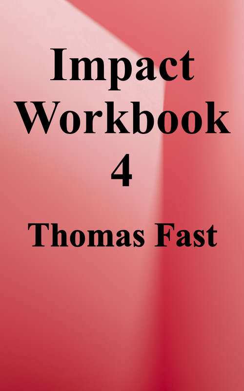 Book cover of Impact 4: Workbook