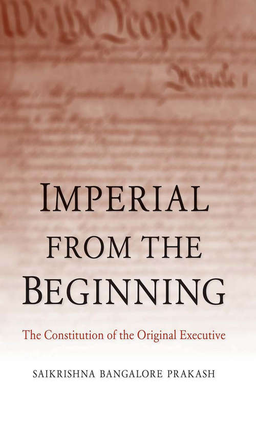 Book cover of Imperial from the Beginning