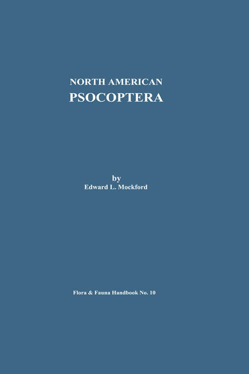 Book cover of North American Psocoptera