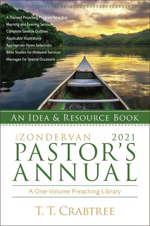 Book cover of The Zondervan 2021 Pastor's Annual: An Idea and Resource Book