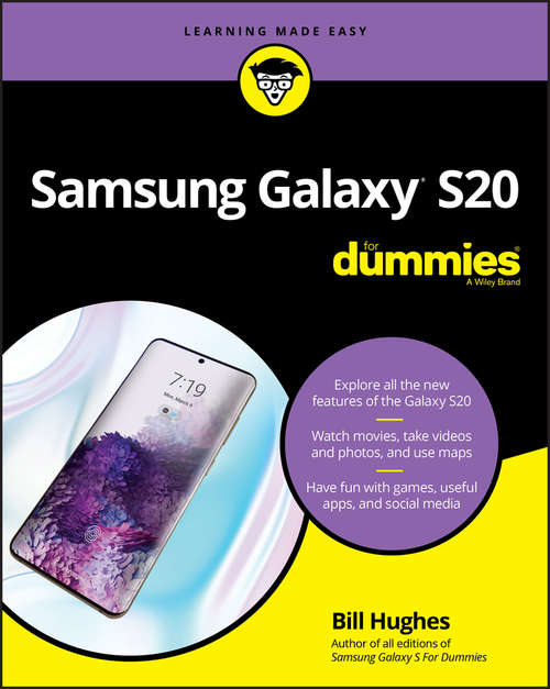 Book cover of Samsung Galaxy S20 For Dummies