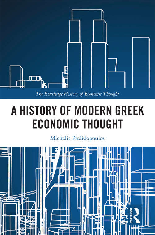 Book cover of A History of Modern Greek Economic Thought (The Routledge History of Economic Thought)