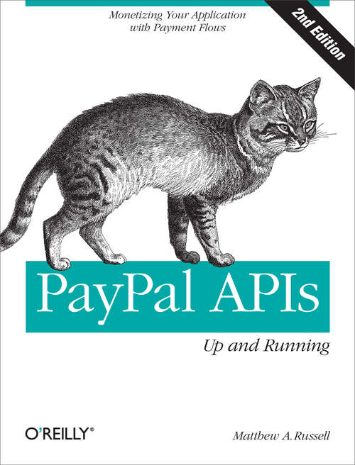 Book cover of PayPal APIs: Up and Running