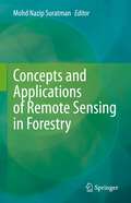 Concepts and Applications of Remote Sensing in Forestry