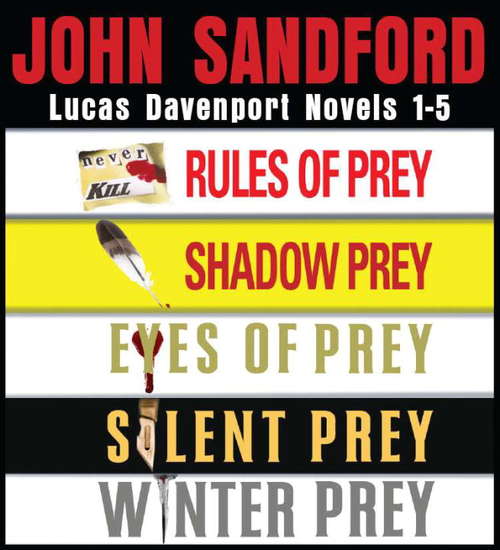 Book cover of John Sandford Lucas Davenport Novels 1-5