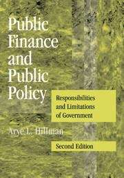 Book cover of Public Finance and Public Policy