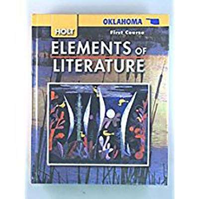 Book cover of Oklahoma Holt Elements of Literature: First Course