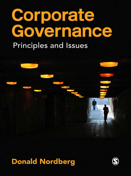 Book cover of Corporate Governance: Principles and Issues