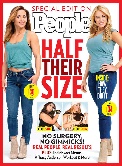 Book cover of PEOPLE Half Their Size: No Surgery, No Gimmicks! Real People, Real Results