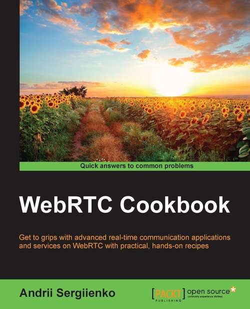 Book cover of WebRTC Cookbook