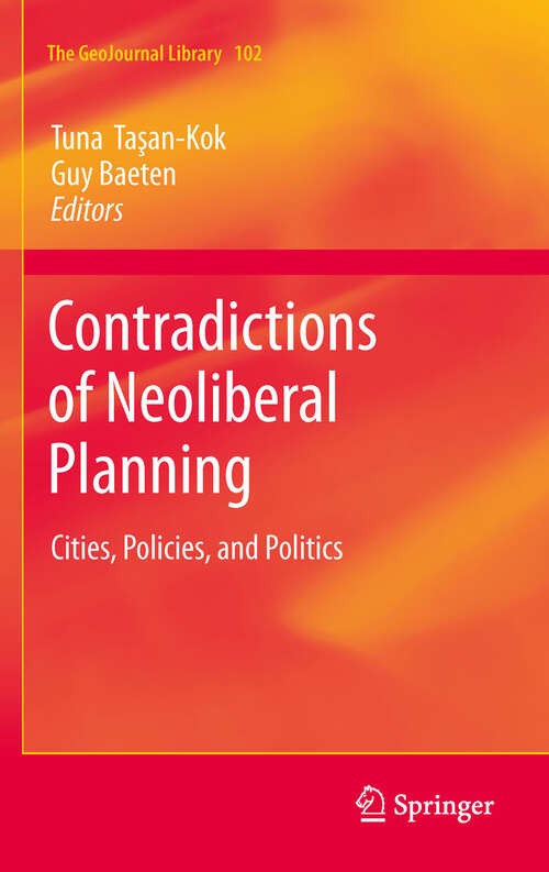 Book cover of Contradictions of Neoliberal Planning