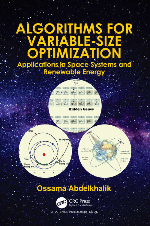 Book cover of Algorithms for Variable-Size Optimization: Applications in Space Systems and Renewable Energy
